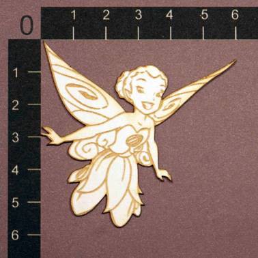 Фигура из чипборда с лазерной гравировкой "Фея Иридесса" из коллекции Мультяшные герои (byMamaYaga)  