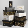 Подарочная коробка из коллекции "Золотой", прямоугольная, с крышкой, размеры по выбору
