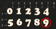 Надпись из чипборда "Цифры" из коллекции Детский сад (by MamaYaga)