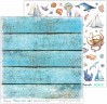 Набор бумаги из коллекции "Обними меня, море!" основной, 6 листов (Muscari)