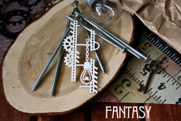 Чипборд из коллекции "Стимпанк" #364 (Fantasy, Россия)