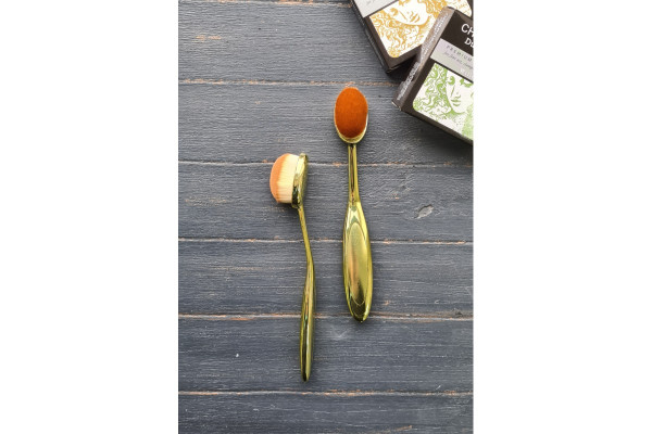 Кисть для тонирования и растушевки, 3 см, цвет Золото