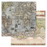 Набор бумаги из коллекции "Фономикс. Карты" Том 2, 12 листов (ScrapMania)