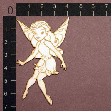 Фигура из чипборда с лазерной гравировкой "Фея Розетта" из коллекции Мультяшные герои (byMamaYaga)  