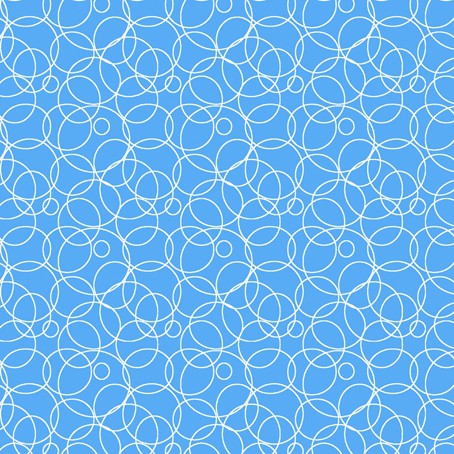 Отрез ткани "Salute to Summer" из коллекции Стрелы, Звезды и Круги, цвет Синий (QUILTING TREASURES), 55*50 см  