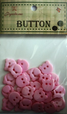 Набор тематических пуговиц "Поросята", 30 шт. (Мир рукоделия)