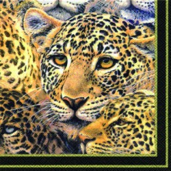 Салфетка 33*33 см "Таинственный момент", 1 штука (IHR) 