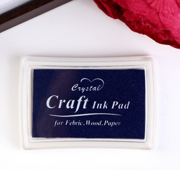 Штемпельная подушка, цвет Синий (Cristal)