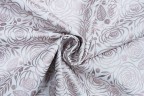Ткань для пэчворка Riley Blake, коллекция Glam Girl, хлопок 100%, цвет Молочный/Розы, размер отреза по выбору (США)