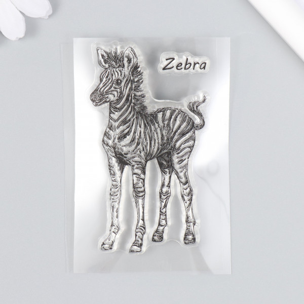 Штамп силиконовый  "Зебра" (Артузор)