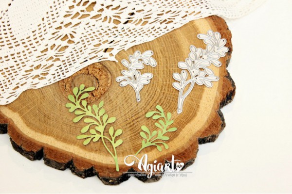 Нож для вырубки "Веточки брусники" (Agiart, Россия) 