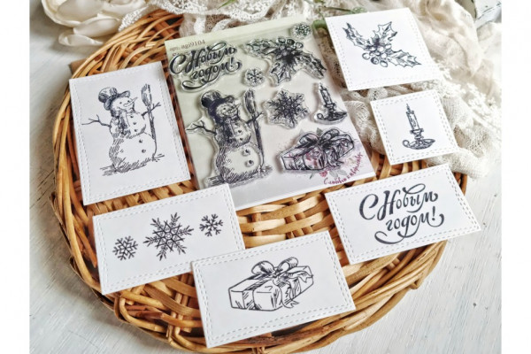 Набор штампов "Новогоднее настроение" (AgiArt)   