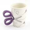 Кружка-подставка "Швейная" с объемной ручкой, 400 мл (Hemline)