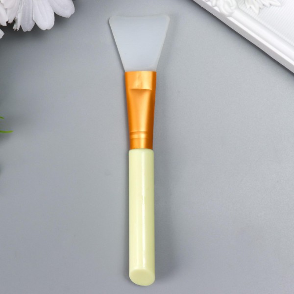 Суперцена! Шпатель силиконовый с укороченной ручкой, цвет в ассортименте, 1 шт.