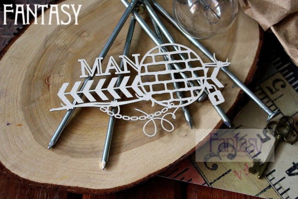 Чипборд из коллекции "Стимпанк" #397 MAN (Fantasy, Россия)  