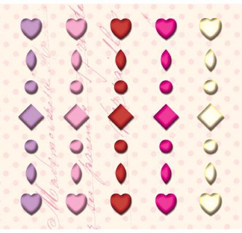 Набор самоклеящихся страз "Sweet Talk" (K & Company)