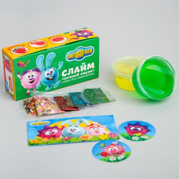 Набор слаймов и украшений "Смешарики"