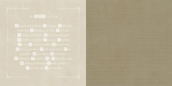 Бумага "Words of Love" из коллекции In Love (Webster's Pages) 