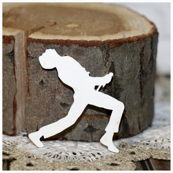 Фигура из чипборда из коллекции "Queen" Фредди Меркьюри (силуэт) (Россия) 