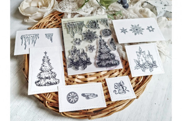 Набор штампов "Сказочная зима" (AgiArt)  