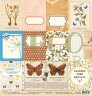 Набор бумаги из коллекции "Атлас бабочек", 12 листов (ECOpaper, Россия)