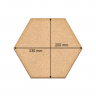Артборд, фигура Шестигранник, размер 23Х20 см (Фабрика Декору)  