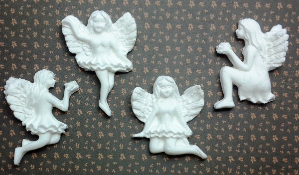 Набор полимерных фигурок "Девочки-ангелочки" (Scrap-Ego) 