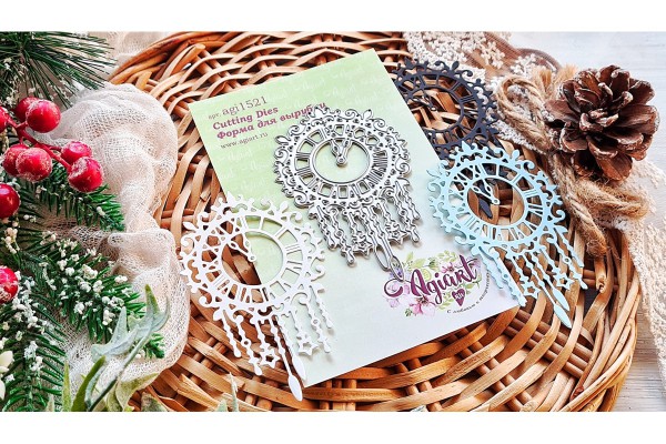 Нож для вырубки "Часы - Новогодняя ночь" (Agiart, Россия)  