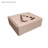 Коробка сборная фигурная из микрогофрокартона, с прорезью "Ёлка", 30,6*21,*12,1 см (Артузор) 