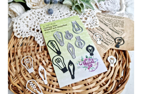 Набор ножей для вырубки "Сет лампы", 5 шт (Agiart, Россия)