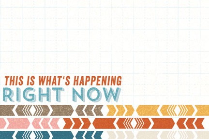 Карточка "Right Now" (Это происходит прямо сейчас) из коллекции Cut & Paste (MME)  