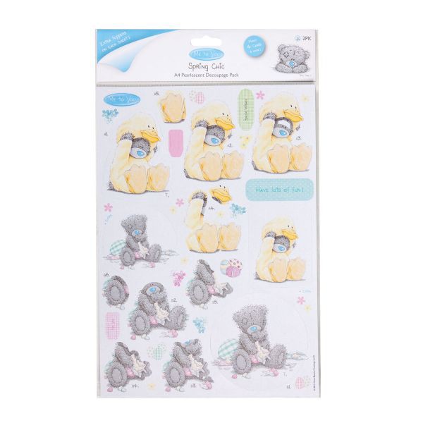 Набор листов с высечками "Пасхальное веселье", 2 шт. из коллекции Me To You (Docrafts) 