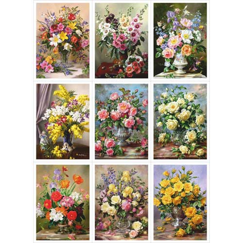 Скрап-карта "Особый букет", Карточки, А4 (ScrapMania)