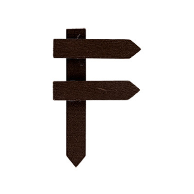 Садовая миниатюра "Указатель" (Blumentag)