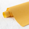 Кожзам переплетный с тиснением "твид", под ткань, цвет Желтый матовый, размер по выбору (Италия) 