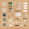 Набор ацетатных высечек из коллекции "На рыбалку!", с серебряным фольгированием, 39 шт. (АртУзор)