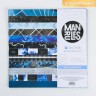 Суперцена! Набор бумаги и украшений с фольгированием "Man Rules", 14 листов (АртУзор, Россия) 