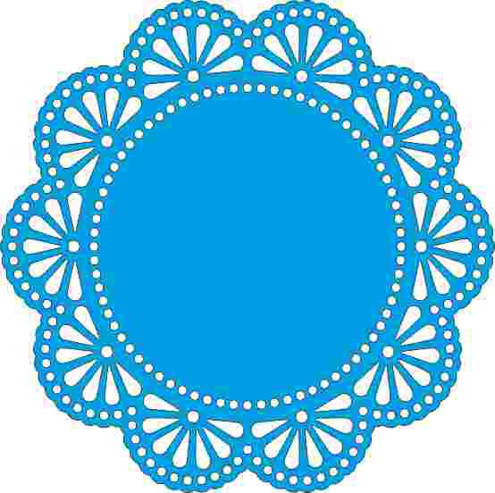 Салфетка ажурная №27-2-14, диаметр 14 см, цвет Белый, 1 шт.