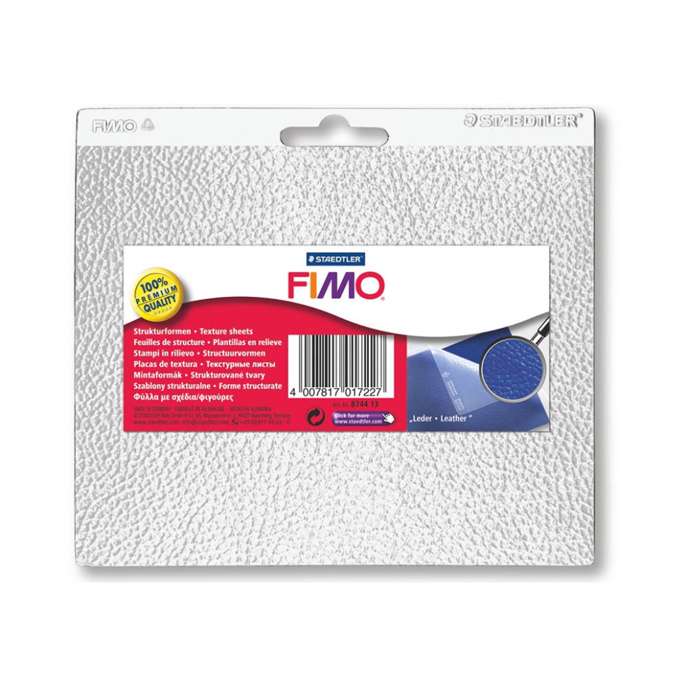 Лист текстурный пластиковый Leather (Кожа) (Fimo)  