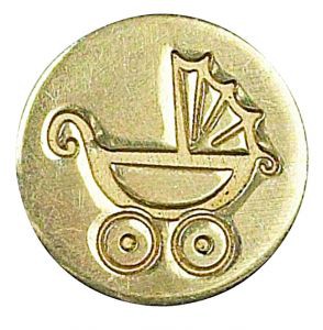 Сменная насадка для восковой печати "Детская колясочка"