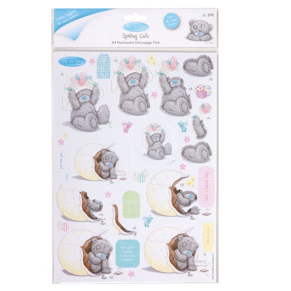 Набор листов с высечками "Пасхальный сюрприз", 2 шт. из коллекции Me To You (Docrafts) 