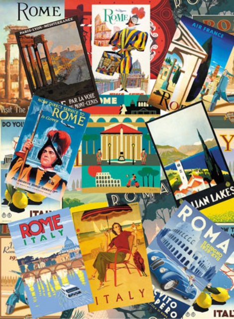 Бумага рисовая для декупажа "Мой Рим" формат А3, 1 лист (Craft Premier)