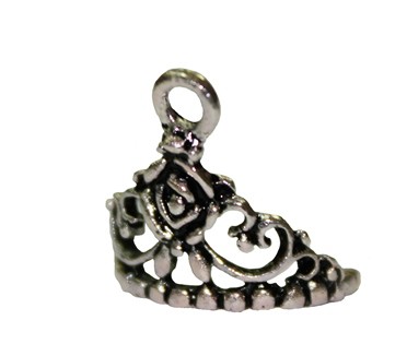 Металлическая подвеска "Диадема", цвет Античное серебро 