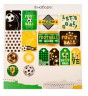 Набор карточек и высечек для творчества из коллекции "Путь чемпиона", с золотым фольгированием, 16 шт. (АртУзор) 