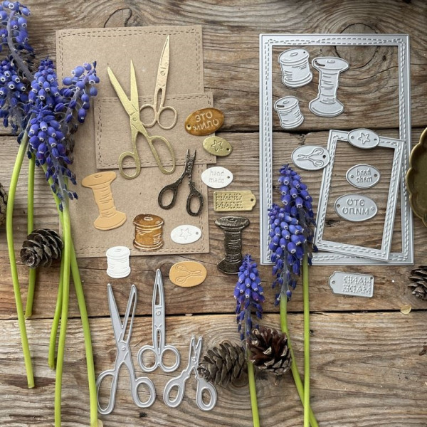 Большой набор ножей для вырубки "Курсы кройки и шитья" (MiMiCut, Россия)