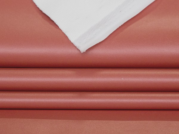 Кожзам с тиснением "Реплик", цвет Коралловый, размер по выбору 