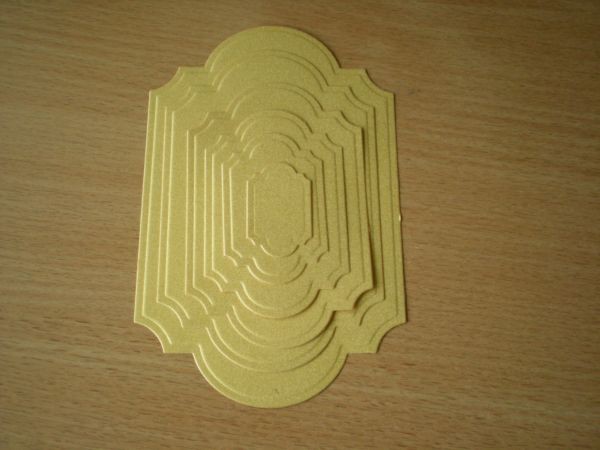 Набор вырубок из картона "Рамочки", 6 шт.