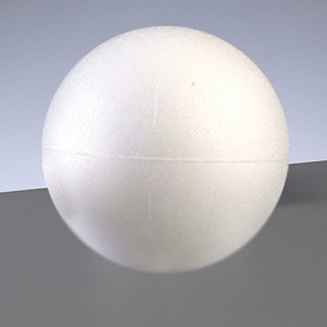 Заготовка для декора, шар 7 см, пенополистирол белый, гладкий, 1 шт. (Efco)
