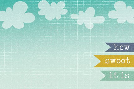 Карточка "Sweet" (Как это сладко) из коллекции Cut & Paste (MME)