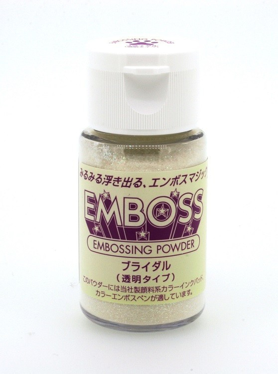 Пудра для эмбоссинга "Свадебная", цвет Прозрачный, 30 мл (Tsukineko, Япония)